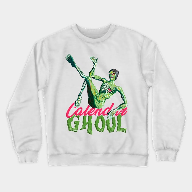 Calendar Ghoul Crewneck Sweatshirt by Home Video Horrors